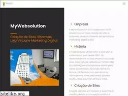 Sites similar to mywebsolution.com.br