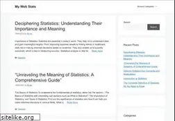 Sites similar to mywebstats.org