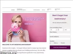 Sites similar to myweddinganniversary.com
