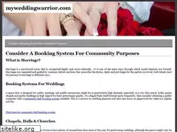 Sites similar to myweddingwarrior.com