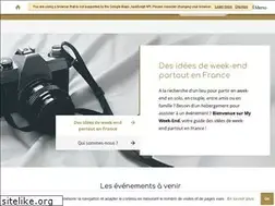 Sites similar to myweekend.fr