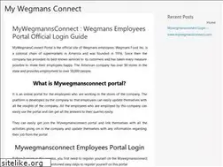 Sites similar to mywegmansconnect.onl