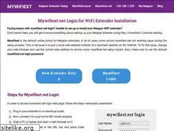 Sites similar to mywi-fiext.net