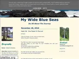 Sites similar to mywideblueseas.blogspot.com