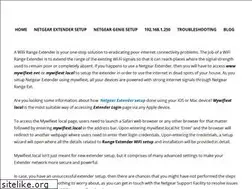 Sites similar to mywifiextfix.com