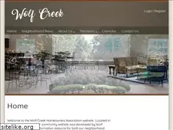 Sites similar to mywolfcreek.org