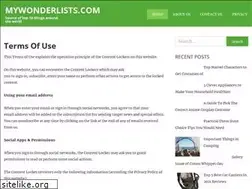 Sites similar to mywonderlists.com
