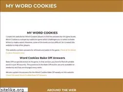 Sites similar to mywordcookies.com