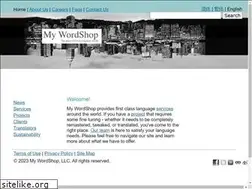 Sites similar to mywordshop.com