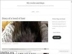 Sites similar to myworksanddays.com