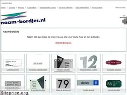 Sites similar to naam-bordjes.nl
