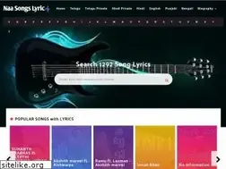 Sites similar to naasongslyrics.org