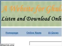 Sites similar to naat-e-mustafa.com