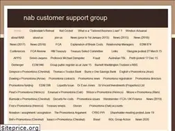 Sites similar to nabcustomersupportgroup.org