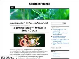 Sites similar to nacatconference.org