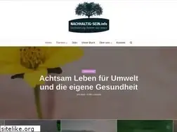 Sites similar to nachhaltig-sein.info