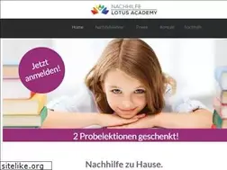Sites similar to nachhilfe-lotusacademy.ch