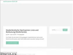 Sites similar to nachnamen-liste.de