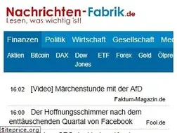 Sites similar to nachrichten-fabrik.de