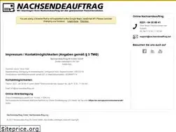 Sites similar to nachsendeauftrag.net