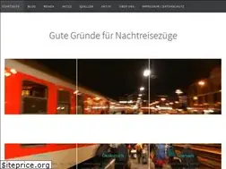 Sites similar to nachtzug-retten.de
