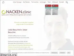 Sites similar to nackenclinic.de