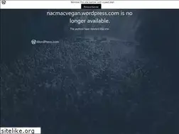 Sites similar to nacmacvegan.wordpress.com