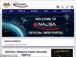 Sites similar to nacsa.gov.my