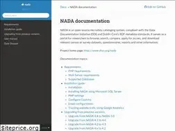 Sites similar to nada-4.readthedocs.io