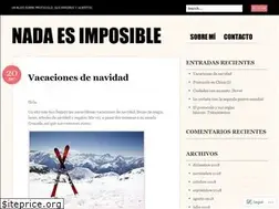 Sites similar to nadaimposible.wordpress.com