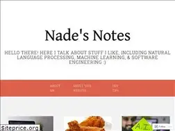 Sites similar to nadesnotes.wordpress.com