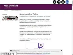 Sites similar to nadiaorenes.es
