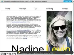Sites similar to nadinelevin.com