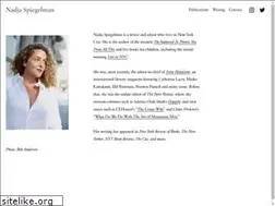 Sites similar to nadjaspiegelman.com