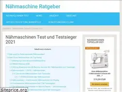 Sites similar to naehmaschine-testsieger.de