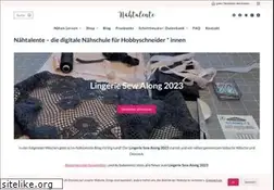 Sites similar to naehtalente.de