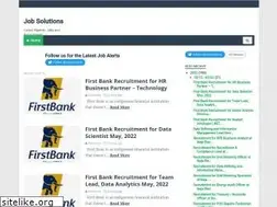 Sites similar to naijajobsolution.blogspot.com