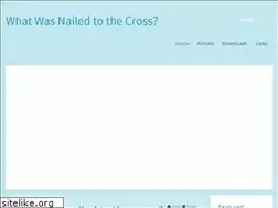 Sites similar to nailedtocross.com