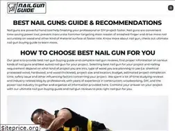 Sites similar to nailgunguide.com