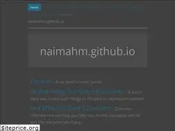 Sites similar to naimahm.github.io