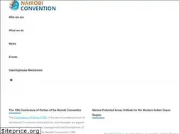 Sites similar to nairobiconvention.org