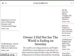 Sites similar to nairobiwire.com
