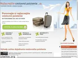Sites similar to najlacnejsie-cestovne-poistenie.sk