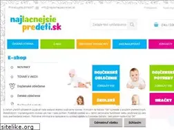 Sites similar to najlacnejsiepredeti.sk
