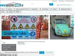 Sites similar to nalepke-table.si