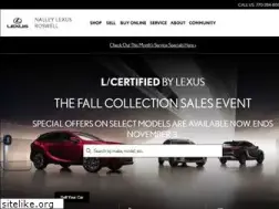 Sites similar to nalleylexusroswell.com