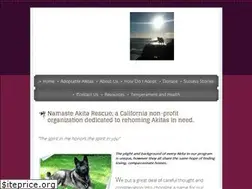 Sites similar to namasteakitarescue.com