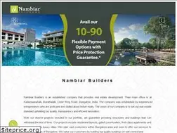 Sites similar to nambiarbuilders.com
