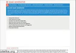 Sites similar to name-generator.biz