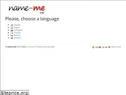 Sites similar to name-me.net
